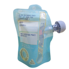 Zip-lock réutilisable de forme de bec de poche de compression liquide animale d'emballage double